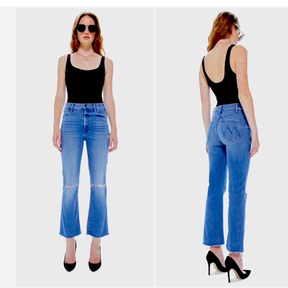 MOTHER - The Hustler Ankle Fray - Can’t Stop Staring (color) - Size 27